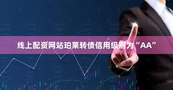 线上配资网站珀莱转债信用级别为“AA”
