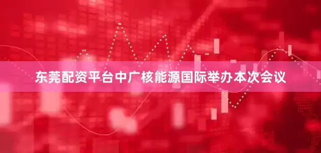 东莞配资平台中广核能源国际举办本次会议