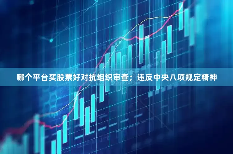 哪个平台买股票好对抗组织审查；违反中央八项规定精神